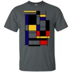 mondrian t shirt - dark heather