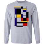 mondrian long sleeve - sport grey
