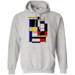 mondrian hoodie - ash