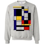 mondrian sweatshirt - ash