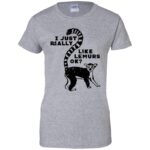 lemur womens t shirt - lady t shirt - sport grey