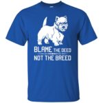 cairn terrier t shirt - royal blue
