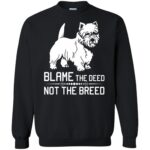 cairn terrier sweatshirt - black