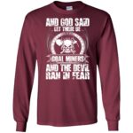coal miner long sleeve - maroon