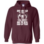 coal miner hoodie - maroon