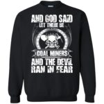 coal miner sweatshirt - black