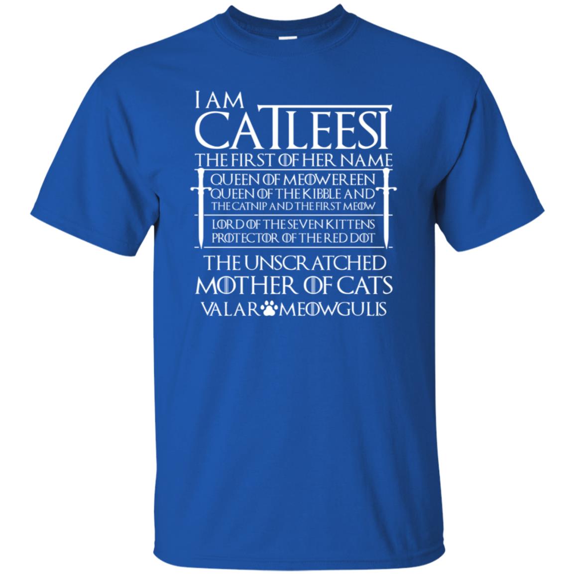 catleesi t shirt - royal blue
