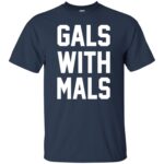 Gals With Mals t shirt - navy blue