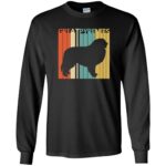 great pyrenees long sleeve - black
