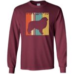 great pyrenees long sleeve - maroon
