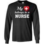 nurse boyfriend long sleeve - black