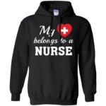 nurse boyfriend hoodie - black