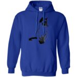 siamese cat hoodie - royal blue