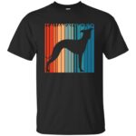 italian greyhound t shirt - black