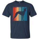 italian greyhound t shirt - navy blue