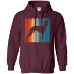 italian greyhound hoodie - maroon