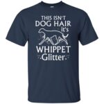 whippet t shirt - navy blue