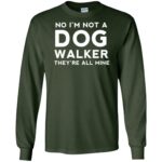 dog walker long sleeve - forest green