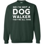 dog walker sweatshirt - forest green