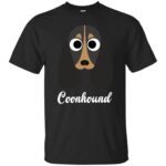 coonhound t shirts - black