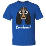 coonhound t shirt - royal blue