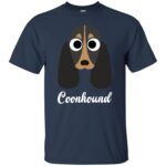 coonhound t shirt - navy blue