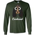 coonhound long sleeve - forest green