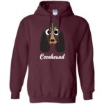coonhound hoodie - maroon
