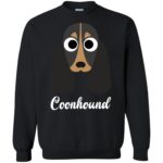 coonhound sweatshirt - black