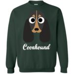coonhound sweatshirt - forest green