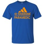 paramedic t shirt - royal blue