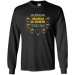 chesapeake bay retriever long sleeve - black