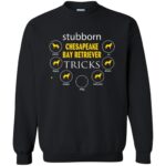 chesapeake bay retriever sweatshirt - black