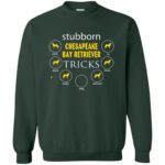 chesapeake bay retriever sweatshirt - forest green