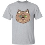 persian cat shirt - sport grey