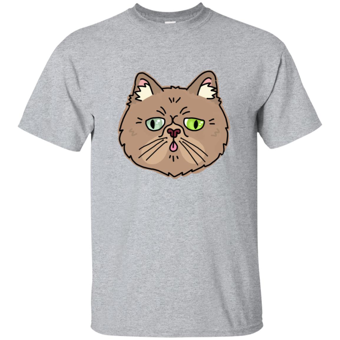 persian cat shirt - sport grey