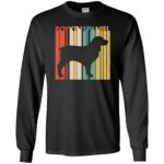 boykin spaniel long sleeve - black