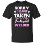 welder wife shirt - black