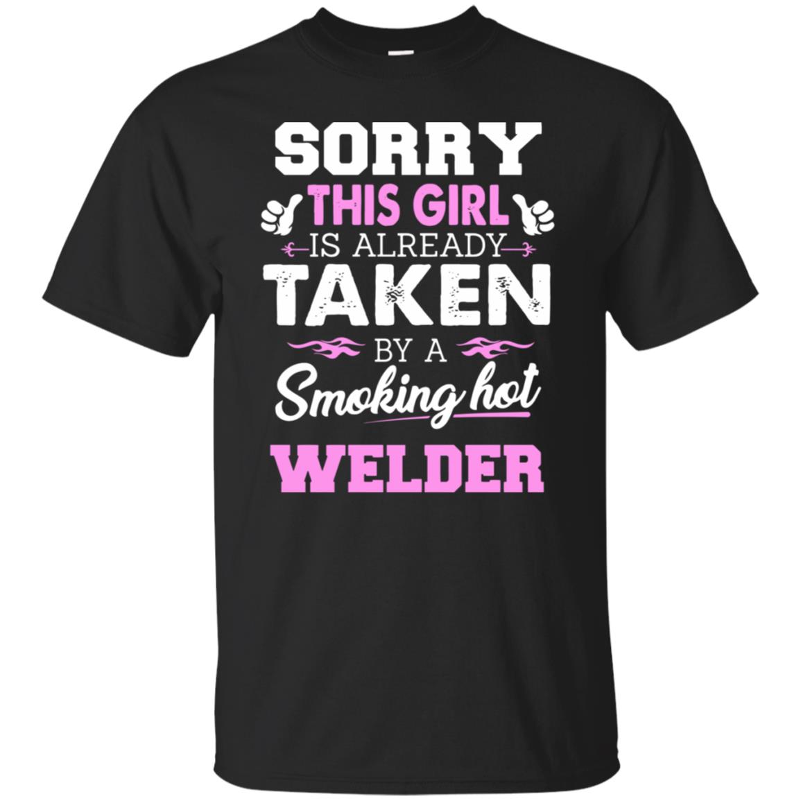 welder wife shirt - black