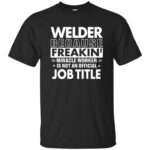 WELDER Funny Job title T-shirt - black