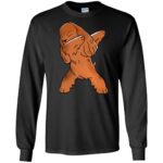 cocker spaniel long sleeve - black