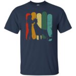 Vintage Retro Hair Stylist t shirt - navy blue