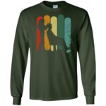 Vintage Retro Hair Stylist long sleeve - forest green