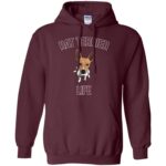 rat terrier hoodie - maroon