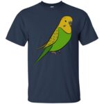 parakeet t shirt - navy blue