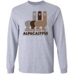 alpacalypse long sleeve - sport grey