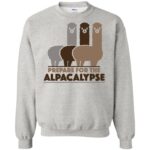 alpacalypse sweatshirt - ash