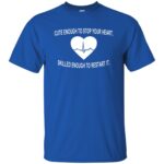 cute nurse t shirt - royal blue