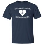cute nurse t shirt - navy blue