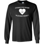 cute nurse long sleeve - black